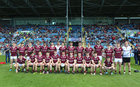 Galway v Mayo Connacht Senior Football Championship quarter-final at MacHale Park, Castlebar. <br />
Galway. Front row, left to right: Paul Kelly, Tomo Culhane, Finnian Ó Laoí,  Killian McDaid, Matthew Tierney, Sean Kelly, Jack Glynn, Dessie Conneely, John Daly, Tony Gill and Johnny Heaney. Back row, left to right: Shane Walsh, Damien Comer, Dylan McHugh, Niall Daly, Paul Conroy, Cormac McWalter, Conor Gleeson, Robert Finnerty, Billy Mannion, Owen Gallagher, Kieran Molloy,  Patrick Kelly, Johnny McGrath, Liam Silke and James Keane.