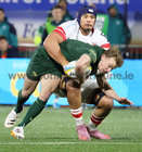  Connacht v Ulster BKT United Rugby Championship game at Dexcom Stadium last Saturday.<br />
Connacht's Ben Murphy and Juarno Augustus, Ulster