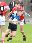 Clifden v St Brendan’s Intermediate Football Championship game at Pearse Stadium.<br />
Mairtin Quinn, St Brendan’s and Michael O’Toole, Clifden