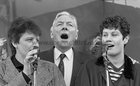 Gay Byrne at the Galway Shopping Centre on 15 March 1989.