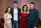 Lauren Wright, Daniel Broderick, Siobhán Mulry and Ronan Clifford at the Renmore Pantomime Society dinner at the Menlo Park Hotel.