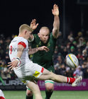 Connacht v Ulster BKT United Rugby Championship at Dexcom Stadium.<br />
Connacht's Joe Joyce and Conor McKee, Ulster