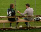 Connacht Tribune Reporter Dara Bradley, interviews Gavin Duffy, at the Connacht Rugby Media Day at the Sportsground. 