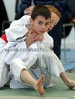 Tomás Ó Cualáin, An Spidéal Judo Club (front) and Conor Murray, Annaghdown Judo Club, competing at the Connacht Judo Championships in the Knocknacarra Community Centre. 
