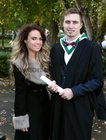 Enda Gavin from Salthill with his sister Katherine after he was conferred with a B.A. Hons degree in Psychology at NUI Galway