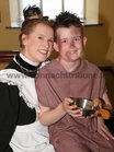 Michelle Drysdale (Mrs Bedwin) and her son Matthew before going on stage in the Town Hall Theatre on the opening night this week of the Galway Musical Society production of Lionel Bart’s Oliver.<br />
<br />
