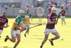 Galway v Offaly Leinster Senior Hurling Championship Round-Robin 1 game at O'Connor Park, Tullamore.<br />
Galway's Joe Canning and Offaly's Brendan Murphy
