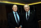 <br />
Cllr Jim Cuddy, Carnmore and Bartley Joyce, Newcastle, at the Retired Garda Association, annual dinner in the Salthill Hotel, Salthill. 