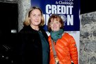 Gwen O'Sullivan, Edward Square and Helen O'Friel, Shantalla Road, at he launch of the St. Anthony's and Claddagh Credit Union Community Engagement Programme Introducing their Community Partners, at the Druid Theatre, 