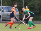 Greenfields v Athlone Connacht Junior Cup Hockey final at Dangan.<br />
Ruth McNulty, Greenfields, and Nuala Cummins, Athlone