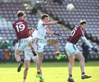 Galway v Cork Allianz Football League Division 2 Round 1 game at the Pearse Stadium.<br />
Galway's Thomas Flynn and Michael Day (19) and Cork's Mark Collins and Tomas Clancy