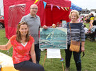 Irene Doyle, Morgan Doyle and Rose Hogan of Kinvara Sailing Club at the Cruinniu na mBad Festival at the weekend.
