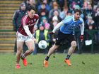 Galway v Dublin Allianz Football League Division 1 game at the Pearse Stadium.<br />
Galway's Séan Armstrong and Dublin's Michael Darragh Macauley