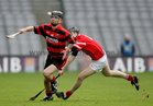 Declan Cormican, gets away from Paul O'Leary, Blarney.