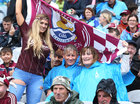 Former Galway senior hurling team selector Tom Helebert, his wife Teresa and their daughter Emma from Gort at the hurling semi-finals in Croke Park last Sunday.