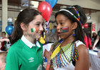 Abigail and Ramaia during International Day at the Mercy Primary School in Francis Street.<br />
<br />
