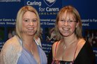Ingrid Corr and Karen Loftus of Athenry Carers at the National Carers conference dinner at the Radisson Blu Hotel