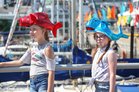 Aoibhin and Riona Breathnach from Knocknacarra at SeaFest 2018 at Galway Docks last weekend.