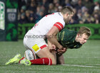 Connacht v Ulster BKT United Rugby Championship at Dexcom Stadium.<br />
Connacht's Ben Murphy and Stuart McCloskey, Ulster