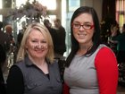 Mary Heffernan and Caoimhe McLoughlin, KPMG Galway, at the Western Society of Chartered Accountants Christmas lunch at the Radisson Blu Hotel.