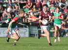 Galway v Mayo All-Ireland minor football final in Hyde Park, Roscommon.<br />
Galway’s Colm Costello and Mayo’s John MacMonagle