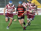  Cappataggle's, Darragh Dolan,<br />
 and<br />
 Rahoon-Salthill's, Robert Murray and Brian Madden,<br />
 during the County Minor(B) Hurling Championship Final at Athenry.<br />
