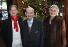 Kathleen and Thomas Flaherty and Anne O'Toole at the Bushypark Senior Citizens Christmas dinner party at the Westwood House Hotel.