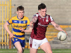 Galway v Roscommon Connacht GAA Under 20 Football Championship 2025 Round 4 game in Tuam Stadium.<br />
Galway's Sean O'Connor and Roscommon's Keelan Kelly