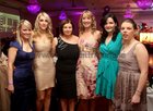 Carmen Conroy, Aine Lawlor, Donna Mannion, Niamh Murphy, Madeline Maguire and Eilis Treacy pictured at the Charity Take Me Out Ball in aid of Cancer Care West at the Salthill Hotel.