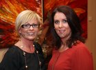 Bridie Walsh, Carnmore, and Hazel Collins, Claregalway, the Claregalway GAA Club Fashion Show Extravaganza at the Clayton Hotel.
