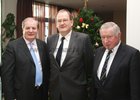 Gavin Duffy, guest speaker, Shane O'Mahony, Shane O'Mahony, CAG Chartered Accountants, and Tom Grealy pictured at the Western Society of Chartered Accountants Christmas lunch at the Radisson Blu Hotel.