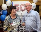 Committee member Geraldine Flannery from Shantalla and now living in Cork, and Fiacre McGrath, Loughrea,  at the 50th Digital Reunion in the Ardilaun Hotel.