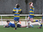 St Joseph’s College “The Bish” v Athlone Community College Senior B Cup final at the Sportsground.<br />
Paul Charkey scores a try for St Joseph’s College