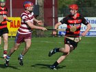 <br />
 Cappataggle's, Paul Claffey,<br />
 and<br />
 Rahoon-Salthill's, Eamon Brannigan,<br />
 during the County Minor(B) Hurling Championship Final at Athenry.<br />
