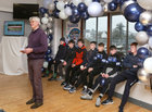 George Finnegan, Chairperson of the Bish Rowing Club speaking during the launch of the Bish Rowing Club Yearbook 2023 in Galway Rowing Club.