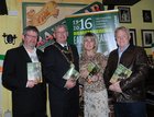 at the launch of the Galway Sessions (Remembering  Eamonn Ceannt) at the Crane Bar, were: Mick Crehan, Galway Sessions; Cllr Frank Fahy, Mayor of Galway; Maeve Joyce, Crane Bar and Author William Henry. 