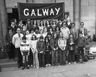Galway participants in the National Community Games finals at Ceannt Station Galway on their return from Mosney.
