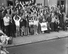 Galway participants in the National Community Games finals at Ceannt Station Galway on their return from Mosney.