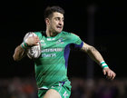 Cionnacht v Newport Gwent Dragons Guinness PRO12 game at the Sportsground.<br />
Tiernan O'Halloran on his way to core Connacht's first try