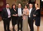 Declan and Noreen Burke, Clarenbridge, Michael Eames and his wife Senator Fidelma Healy Eames, and Joe amnd Marie Donoghue, Oranmore, at the County Galway Charity Mayoral Ball at the Lough Rea Hotel.