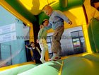 <br />
Jumping on the bouncy catle, at  the Knocknacarra Educate Together Spring Fair  held at the school. 