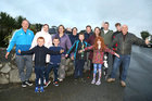 Some of the local people who were at Caraun for the homecoming celebrations for Cillín Greene.