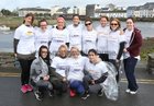 Pictured before taking part in the Galway Memorial Walk in aid of Galway Hospice last Sunday were, back row from left: Evelyn Trihy, Geraldine Rooney, Stephanie Gerathy, Sinead Conneely, Alma McGrath, Orla Davoren, Martina Moranand Jennifer Coughlan. <br />
Front row: Emilie Keogh, Rachel Davoren, SarahJane Flaherty and Edwina Davoren. 