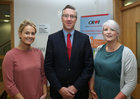 Croi hosted a lunch reception in the Croi Heart & Stroke Centre to celebrate the 10th Anniversary of the Cardiothoracic Unit in Galway University Hospital. Pictured at the event were Jessica O'Malley, Joe Kavanagh and Maria Dillon, all of Croi.