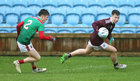 Galway v Mayo Under 20 Eirgrid Connacht GAA Under 20 Football quarter-final at McHale Park, Castlebar.<br />
Galway's Paul Kelly and Mayo's Frank Irwin