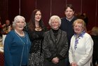 Emer O'Toole, Marvelle Maguire and he mother Eileen Maguire, Conor Maguire and his mother Maura at the Bushypark Senior Citizens Christmas dinner party at the Westwood House Hotel.