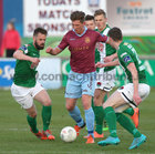 Galway United v Cork City SSE Airtricity League Premier Division game at Eamonn Deacy Park.<br />
John Sullivan, Galway United
