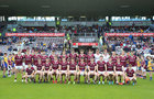 Galway v Roscommon Connacht Senior Football Championship Final at Pearse Stadium. <br />
Galway. Front row, left to right: Finnian Ó Laoí, Cathal Sweeney, Dessie Conneely, Niall Daly, Tomo Culhane, Cillian McDaid, Séan Kelly, Johnny Heaney, Owen Gallagher, Robert Finnerty, Jack Glynn and Johnny McGrath. Back row, left to right: Shane Walsh, Billy Mannion, Paul Kelly, Damien Comer, John Daly, Liam Silke, Patrick Kelly, Matthew Tierney, Paul Conroy, Conor Gleeson, James Keane, Kieran Molloy, Dylan McHugh and Eoin Finnerty.
