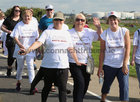 Some of the many people at South Park while taking part in the Galway Memorial Walk in aid of Galway Hospice last Sunday.