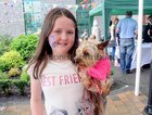 <br />
Sophie Smith, Oranmore, withwith her dog Bobby,  at the Dog Show at the Maldron Hotel, Oranmore. 